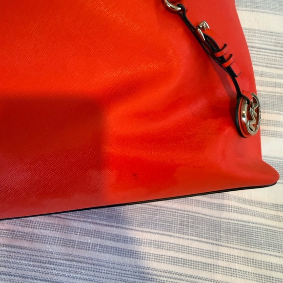 Michael Kors Vibrant Red Tote - Picture 4 of 7